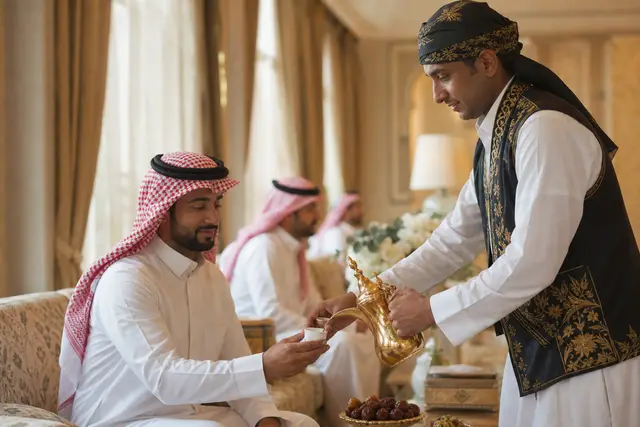 قهوجي وصباب في الرياض: دليل اختيار خدمة ضيافة تناسب مناسبتك