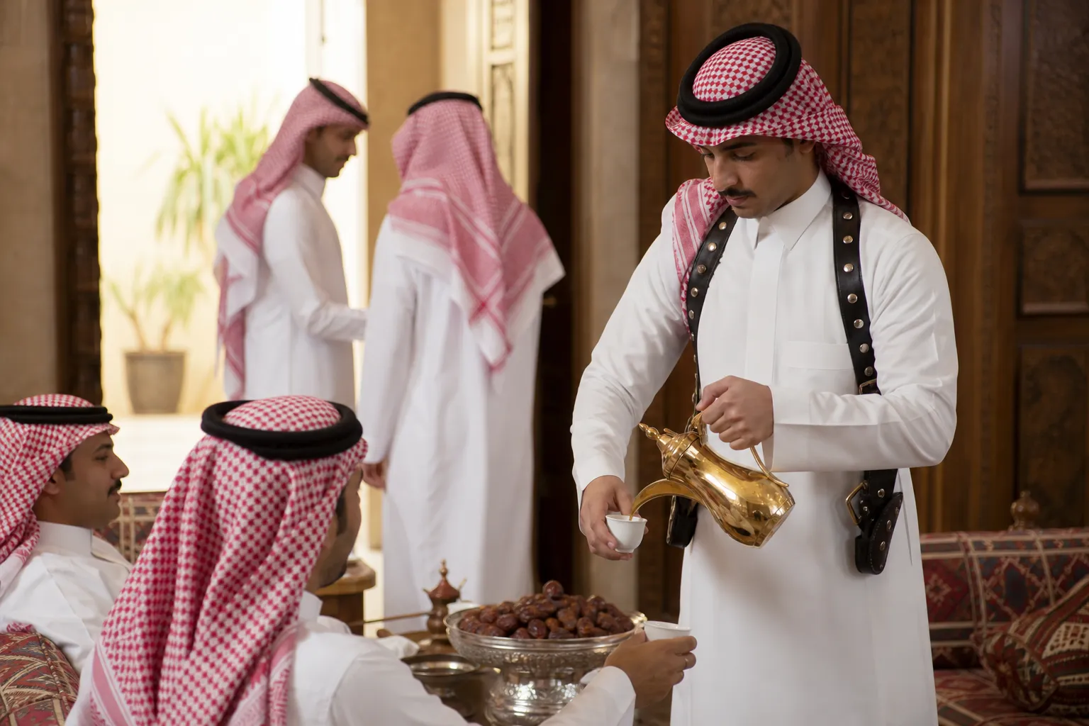 قهوجية مكة: دليل ضيافة مرتبة من استقبال الضيوف إلى ختام المناسبة